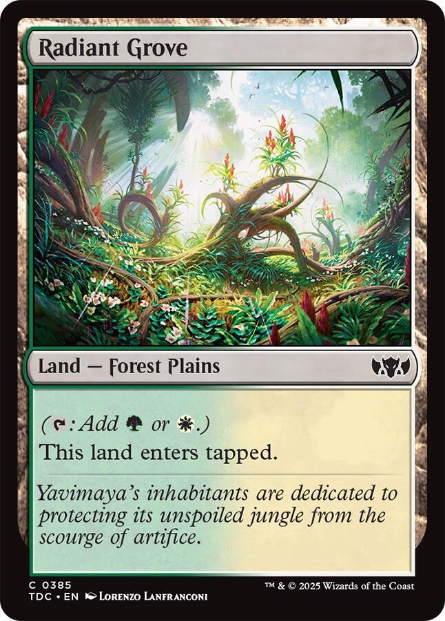 Radiant Grove [Commander: Tarkir: Dragonstorm] 385
