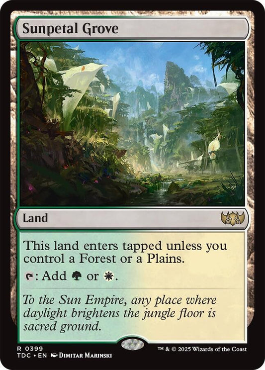 Sunpetal Grove [Commander: Tarkir: Dragonstorm] 399