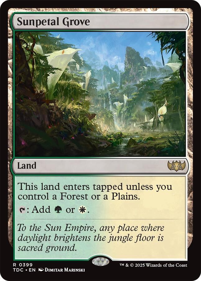 Sunpetal Grove [Commander: Tarkir: Dragonstorm] 399