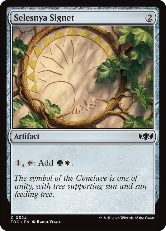 Selesnya Signet [Commander: Tarkir: Dragonstorm] 324