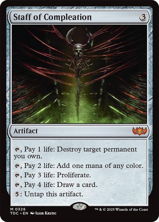 Staff of Compleation [Commander: Tarkir: Dragonstorm] 326