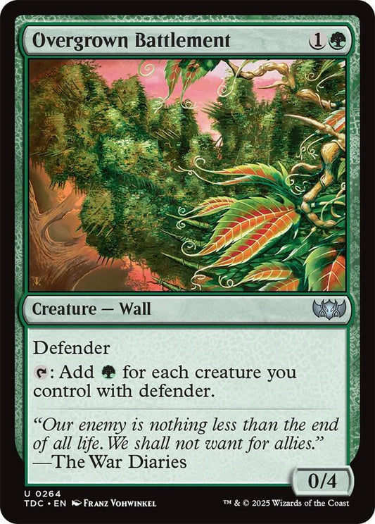 Overgrown Battlement [Commander: Tarkir: Dragonstorm] 264