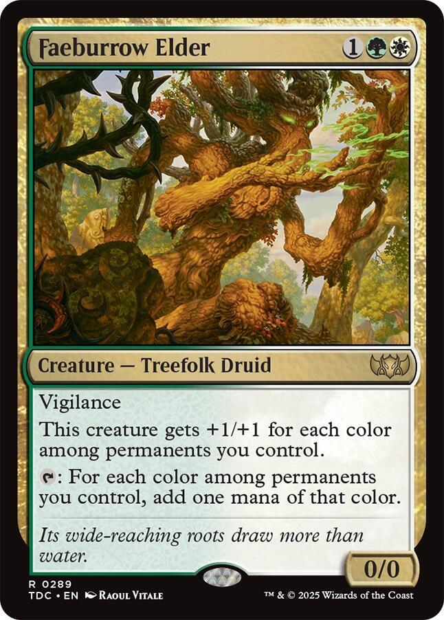 Faeburrow Elder [Commander: Tarkir: Dragonstorm] 289