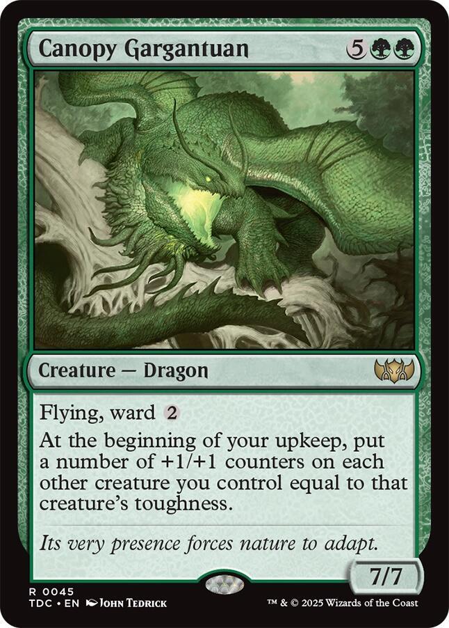 Canopy Gargantuan [Commander: Tarkir: Dragonstorm] 45