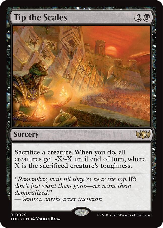 Tip the Scales [Commander: Tarkir: Dragonstorm] 29