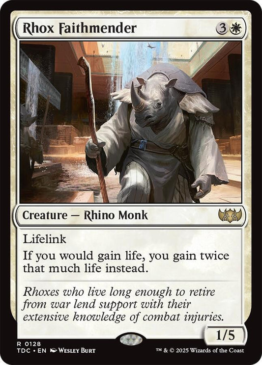 Rhox Faithmender [Commander: Tarkir: Dragonstorm] 128