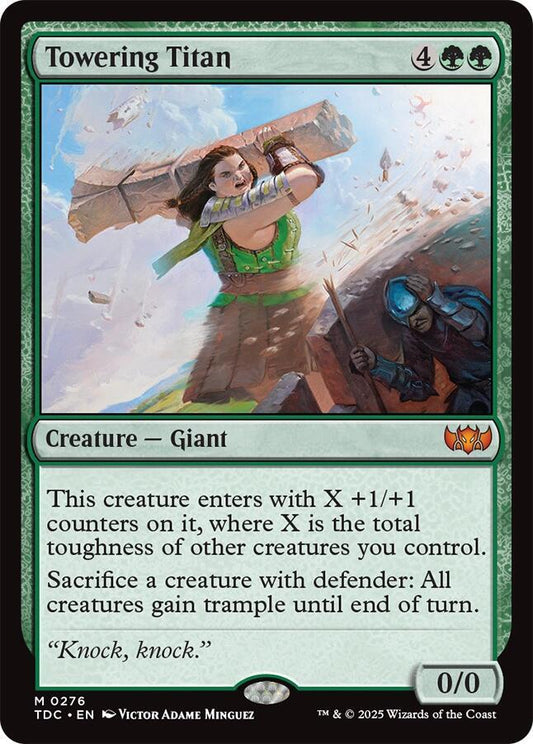 Towering Titan [Commander: Tarkir: Dragonstorm] 276