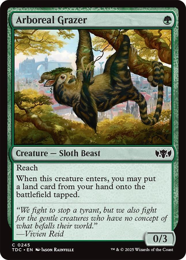 Arboreal Grazer [Commander: Tarkir: Dragonstorm] 245