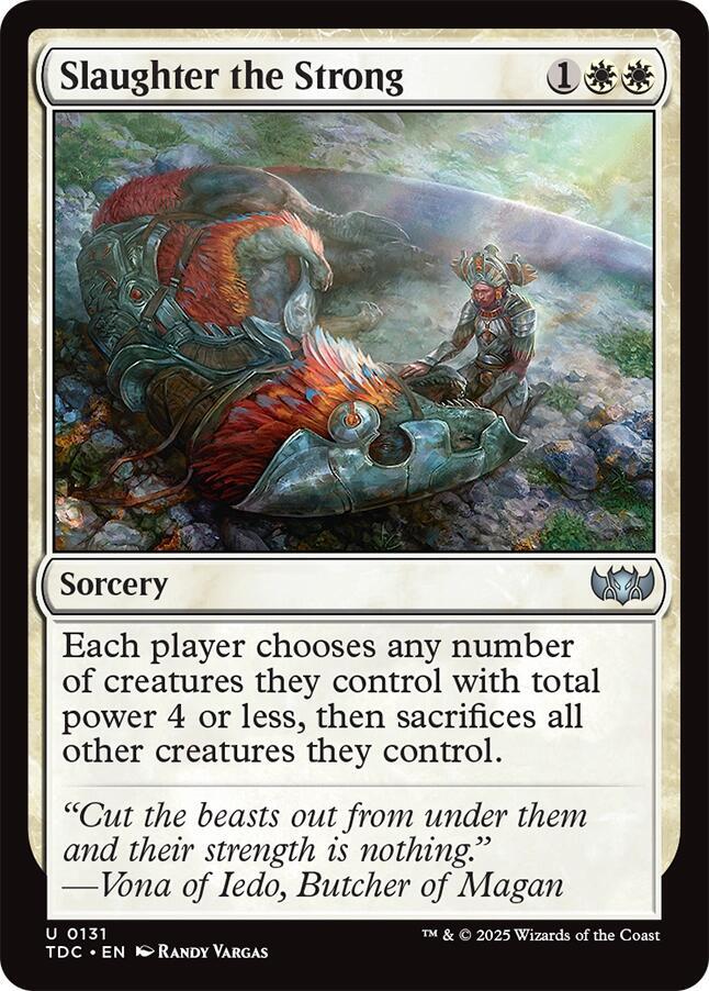 Slaughter the Strong [Commander: Tarkir: Dragonstorm] 131