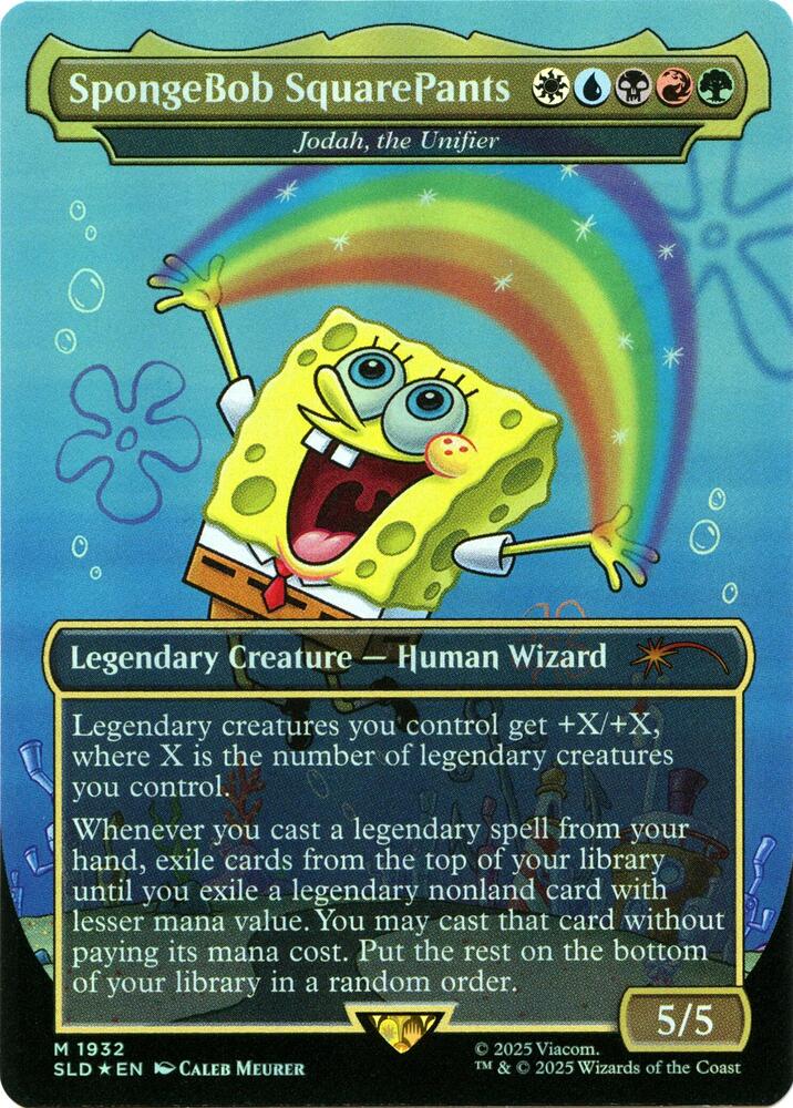 SpongeBob SquarePants - Jodah, the Unifier (Rainbow Foil) [Secret Lair Drop Series] 1932