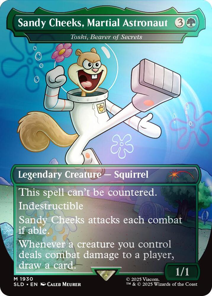 Sandy Cheeks, Martial Astronaut - Toski, Bearer of Secrets (Rainbow Foil) [Secret Lair Drop Series] 1930