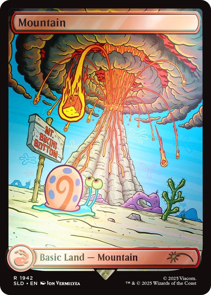Mountain (1942) (Rainbow Foil) [Secret Lair Drop Series] 1942