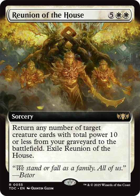 Reunion of the House (Extended Art) [Commander: Tarkir: Dragonstorm] 55
