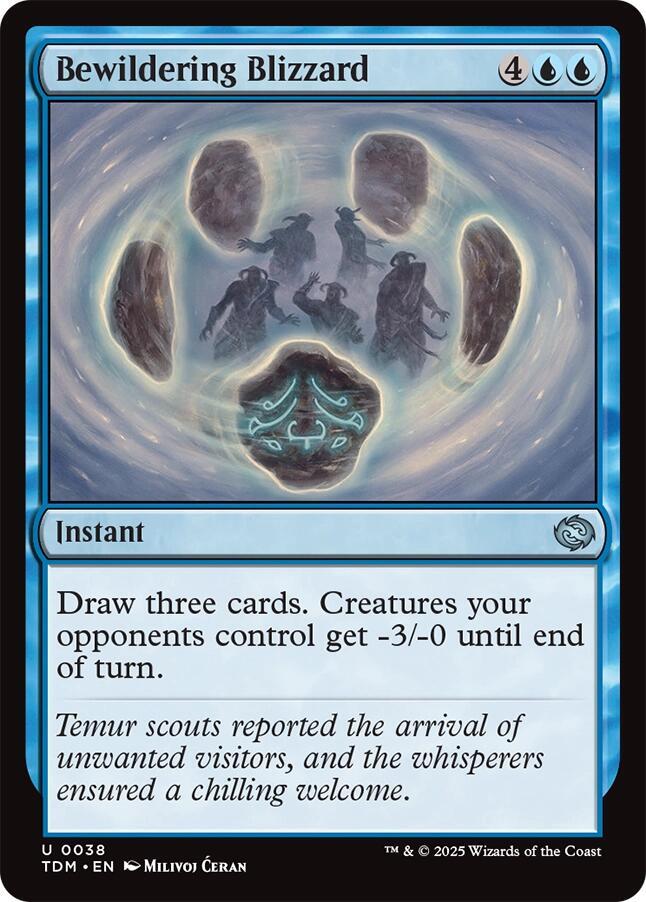 Bewildering Blizzard [Tarkir: Dragonstorm] 38