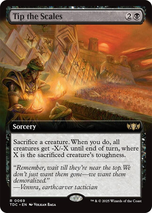 Tip the Scales (Extended Art) [Commander: Tarkir: Dragonstorm] 69