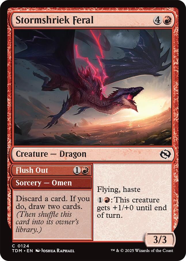 Stormshriek Feral [Tarkir: Dragonstorm] 124