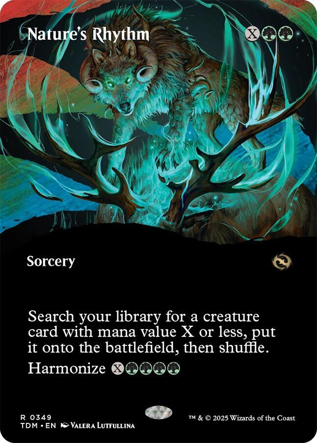 Nature's Rhythm (Borderless) [Tarkir: Dragonstorm] 349