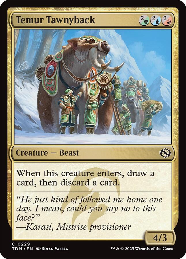 Temur Tawnyback [Tarkir: Dragonstorm] 229