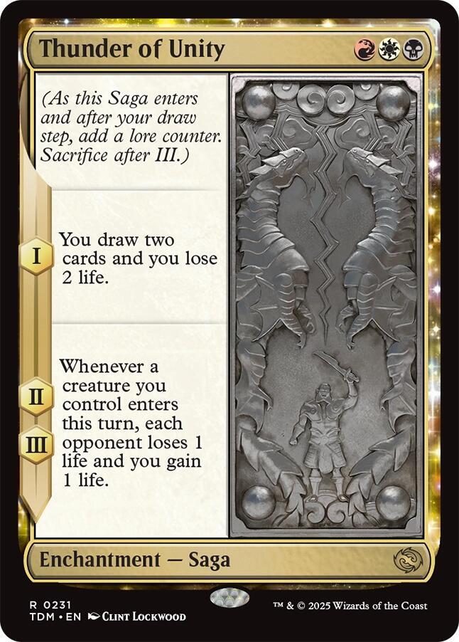 Thunder of Unity [Tarkir: Dragonstorm] 231