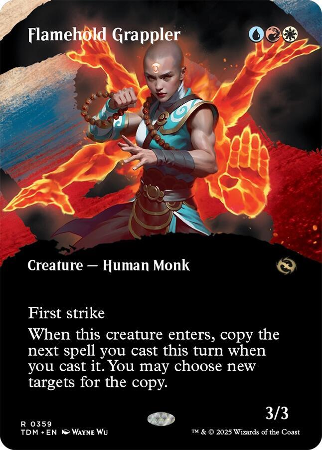 Flamehold Grappler (Borderless) [Tarkir: Dragonstorm] 359
