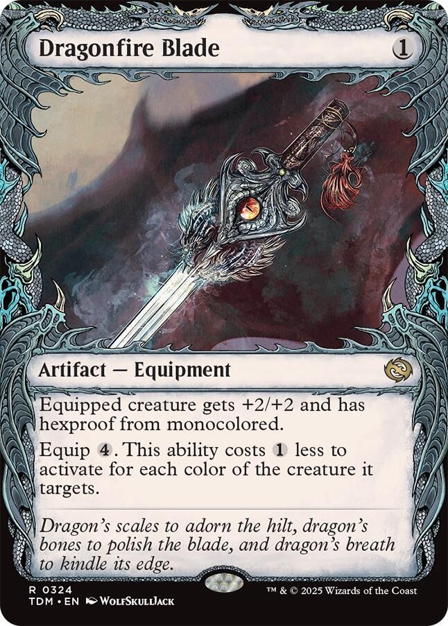 Dragonfire Blade (Showcase) [Tarkir: Dragonstorm] 324
