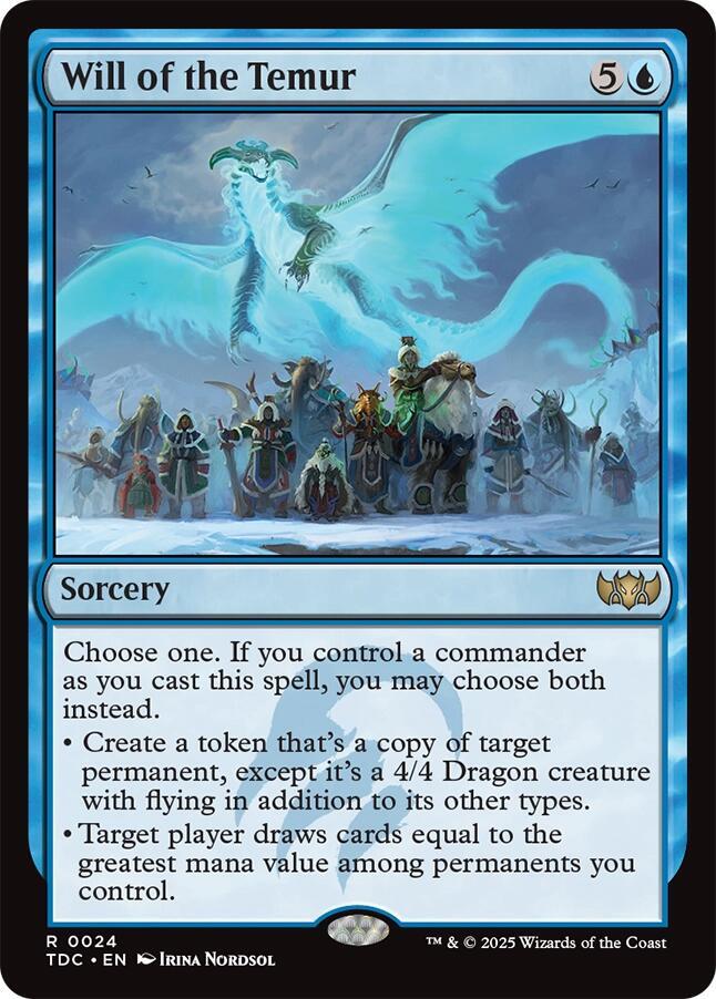 Will of the Temur [Commander: Tarkir: Dragonstorm] 24