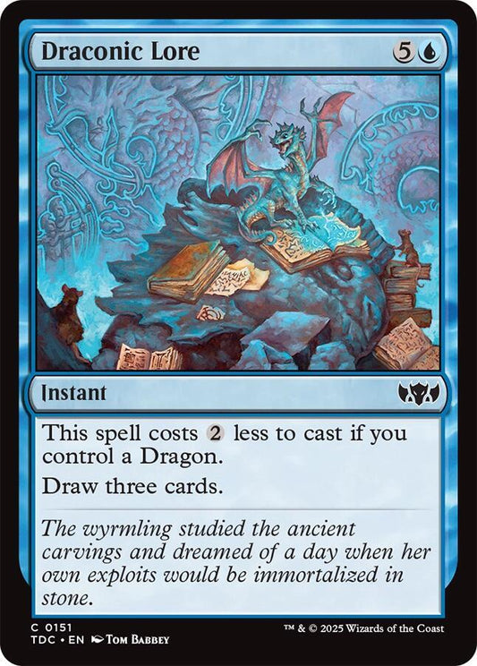 Draconic Lore [Commander: Tarkir: Dragonstorm] 151
