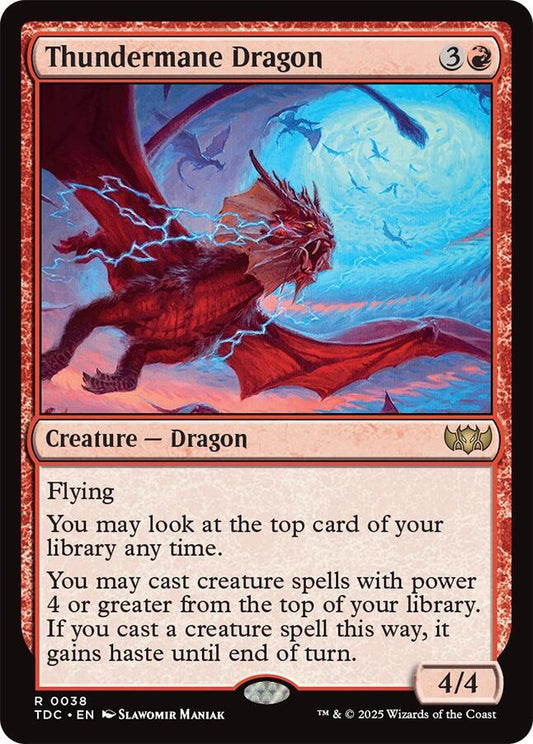 Thundermane Dragon [Commander: Tarkir: Dragonstorm] 38