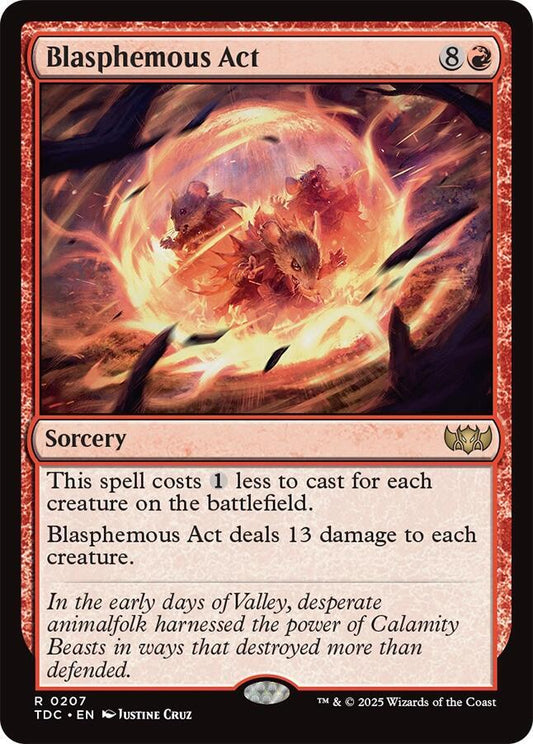 Blasphemous Act [Commander: Tarkir: Dragonstorm] 207