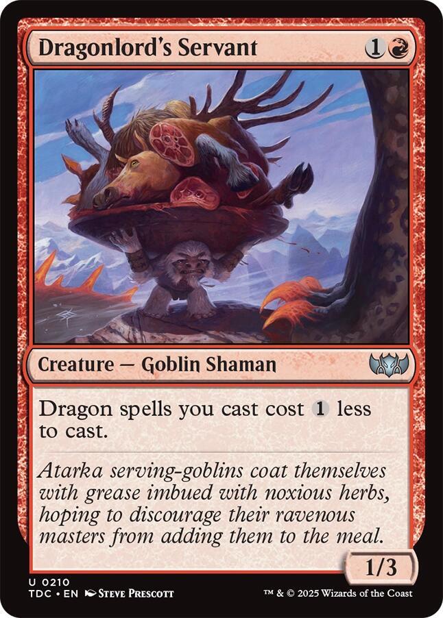 Dragonlord's Servant [Commander: Tarkir: Dragonstorm] 210
