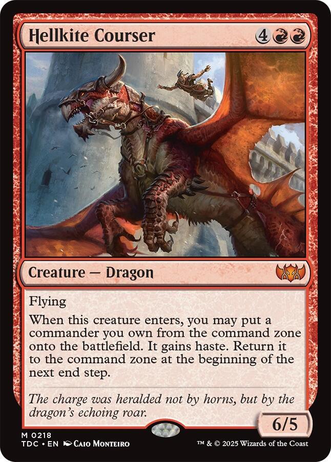 Hellkite Courser [Commander: Tarkir: Dragonstorm] 218