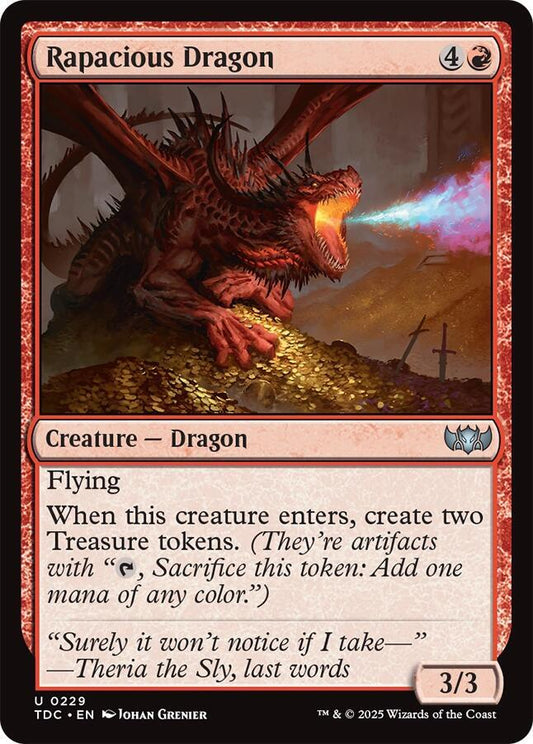 Rapacious Dragon [Commander: Tarkir: Dragonstorm] 229