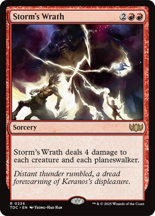 Storm's Wrath [Commander: Tarkir: Dragonstorm] 236