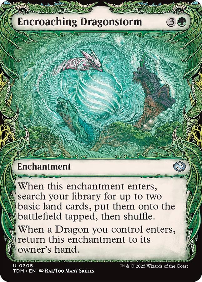 Encroaching Dragonstorm (Showcase) [Tarkir: Dragonstorm] 305