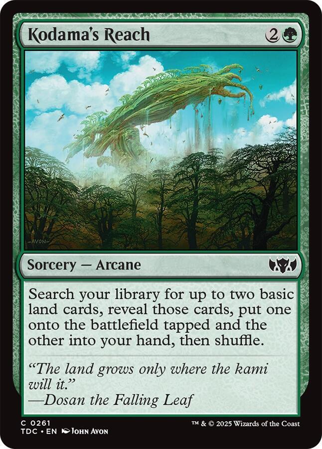 Kodama's Reach [Commander: Tarkir: Dragonstorm] 261