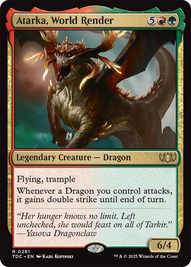 Atarka, World Render [Commander: Tarkir: Dragonstorm] 281