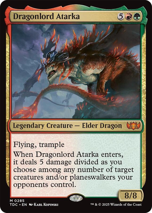 Dragonlord Atarka [Commander: Tarkir: Dragonstorm] 285