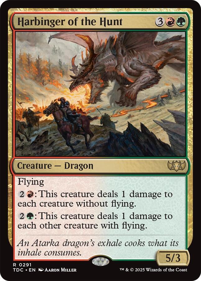 Harbinger of the Hunt [Commander: Tarkir: Dragonstorm] 291