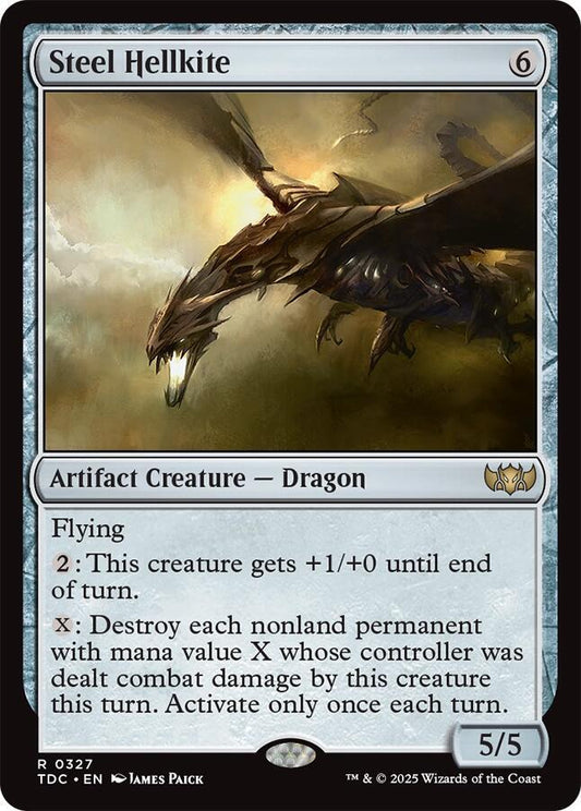 Steel Hellkite [Commander: Tarkir: Dragonstorm] 327