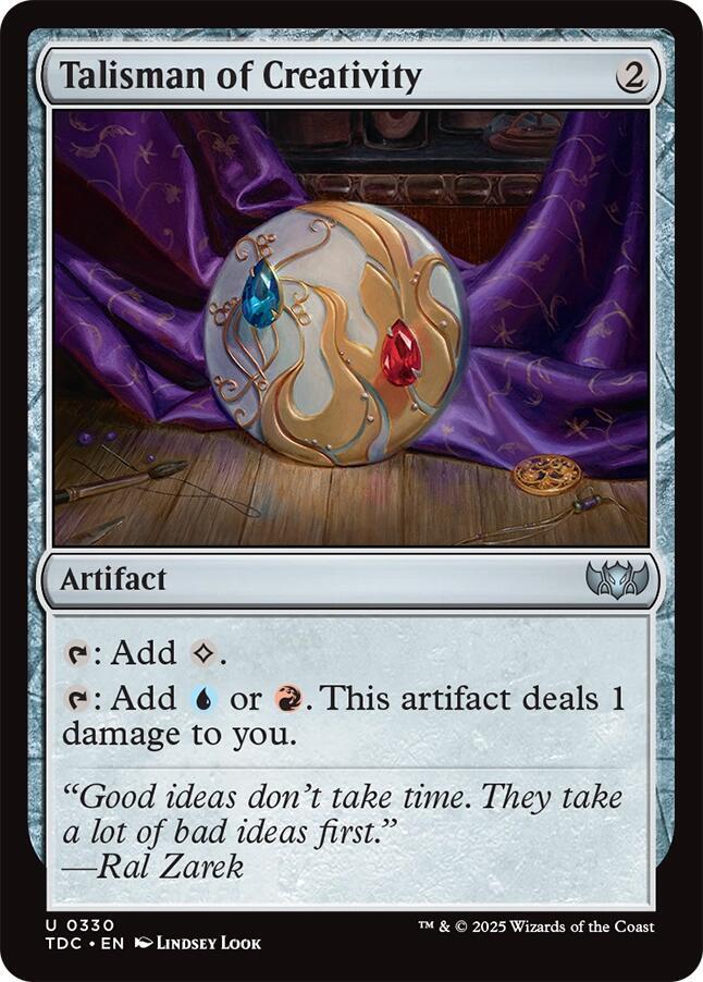 Talisman of Creativity [Commander: Tarkir: Dragonstorm] 330