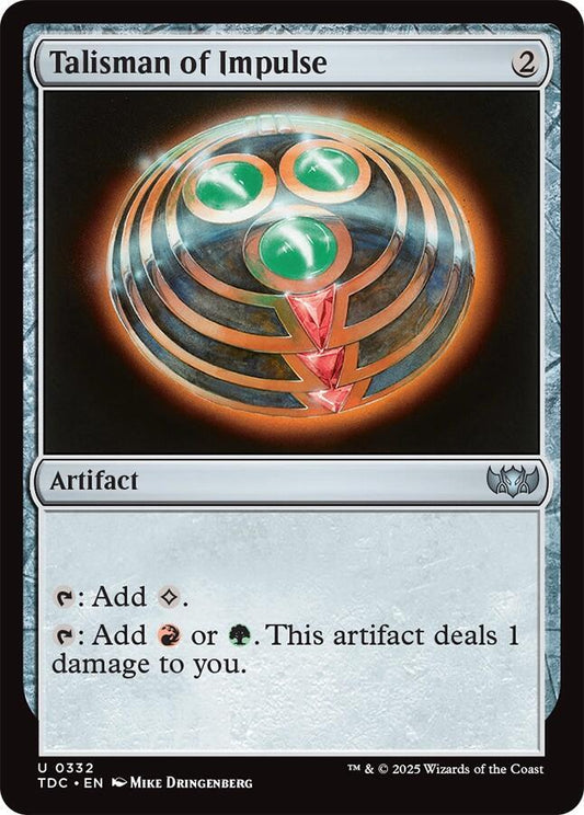 Talisman of Impulse [Commander: Tarkir: Dragonstorm] 332