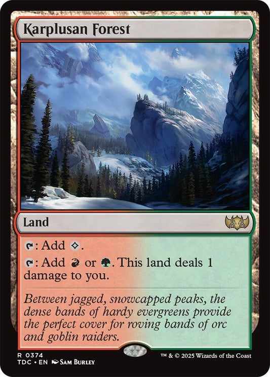 Karplusan Forest [Commander: Tarkir: Dragonstorm] 374
