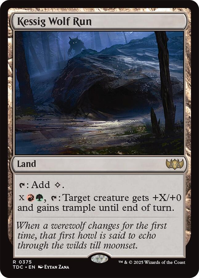 Kessig Wolf Run [Commander: Tarkir: Dragonstorm] 375