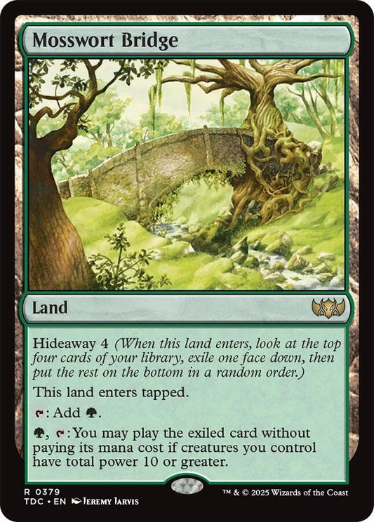 Mosswort Bridge [Commander: Tarkir: Dragonstorm] 379