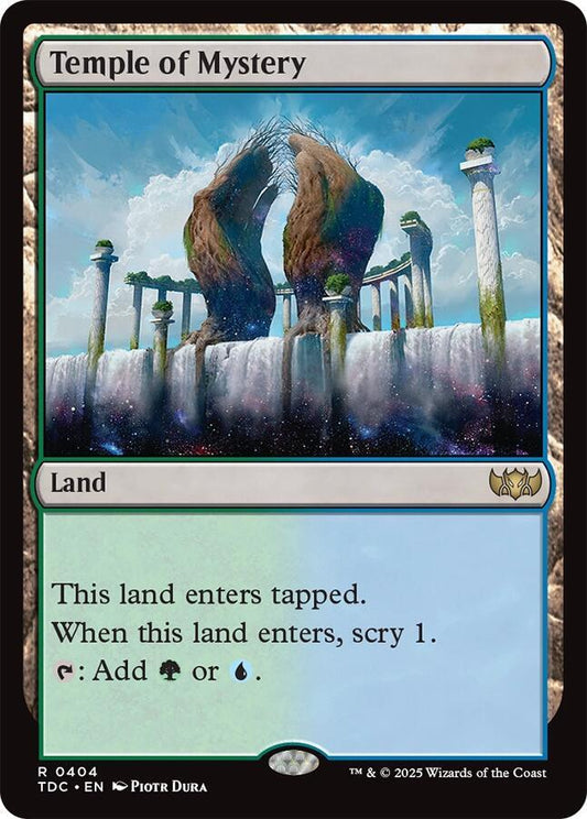 Temple of Mystery [Commander: Tarkir: Dragonstorm] 404