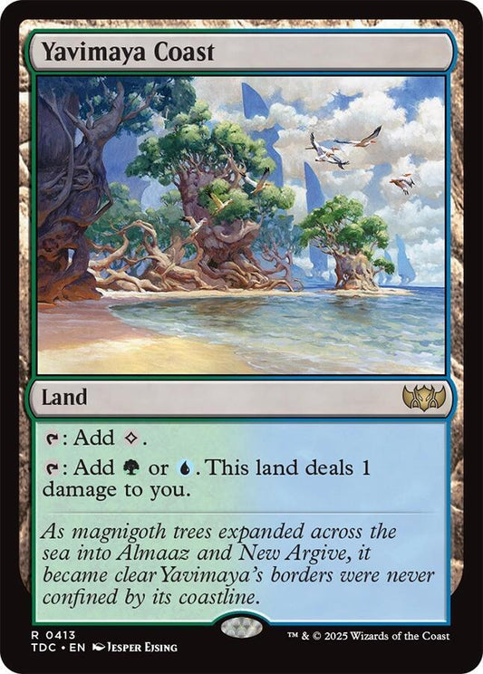 Yavimaya Coast [Commander: Tarkir: Dragonstorm] 413