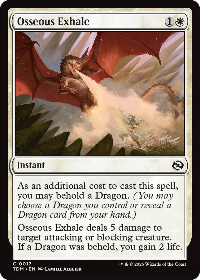Osseous Exhale [Tarkir: Dragonstorm] 17