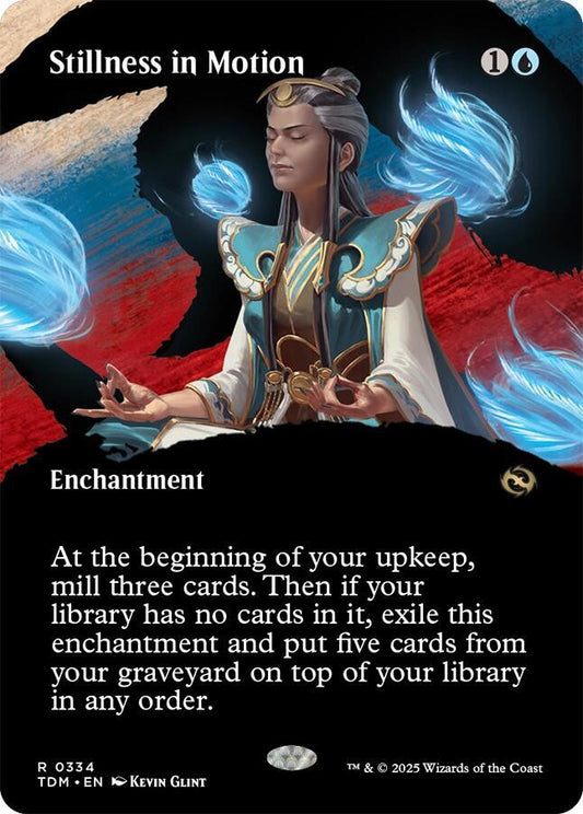 Stillness in Motion (Borderless) [Tarkir: Dragonstorm] 334
