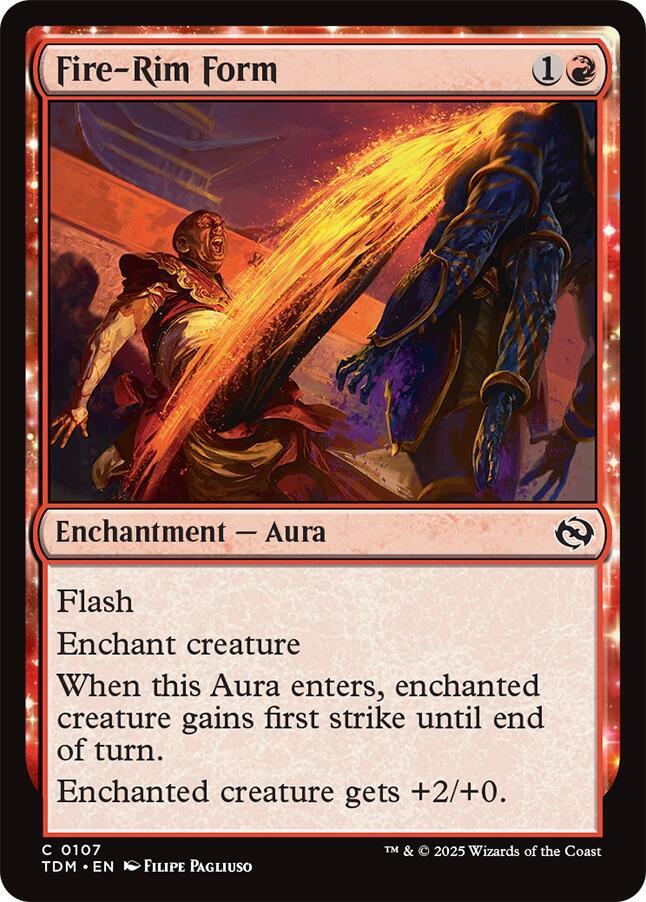 Fire-Rim Form [Tarkir: Dragonstorm] 107