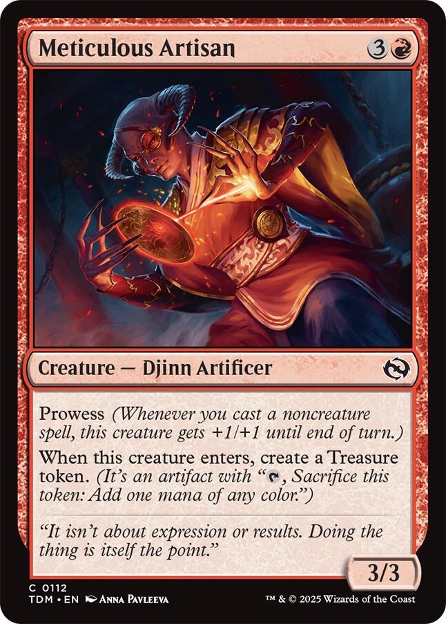 Meticulous Artisan [Tarkir: Dragonstorm] 112